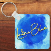 Laine Bleu Logo Sleutelhanger (Voorkant)