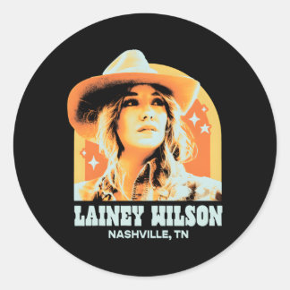 Lainey Wilson Nashville Ronde Sticker