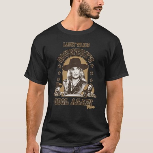LAINEY WILSON THE COUNTRY'S COOL AGAIN TOUR 2024 T-SHIRT (Voorkant)