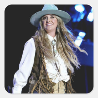 lainey wilson vierkante sticker