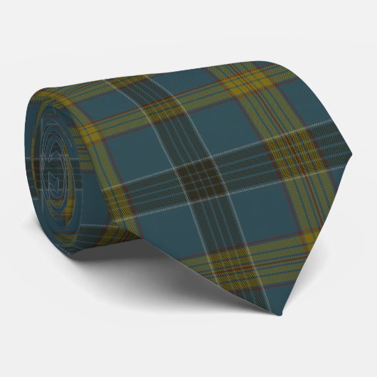 Laing Clan Tartan Stropdas (Opgerold)