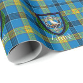 Laing Schotse Clan Tartan & Crest Cadeaupapier (Rol Hoek)