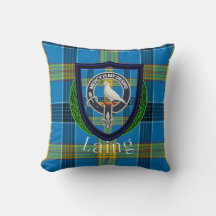 Laing Schotse Clan Tartan & Crest