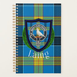 Laing Schotse Clan Tartan & Crest Planner