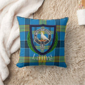 Laing Scottish Clan Tartan & Crest Kussen (Deken)