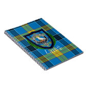 Laing Scottish Clan Tartan & Crest Notitieboek (Rechterzijde)