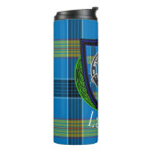 Laing Scottish Clan Tartan & Crest Thermosbeker (Gedraaid links)