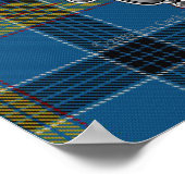 Laing Tartan & Badge Poster (Hoek)
