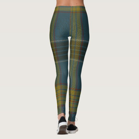 Laing Tartan Clan Plaid Leggings (Achterkant)