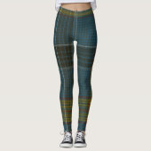 Laing Tartan Clan Plaid Leggings (Voorkant)