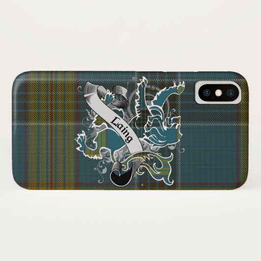 Laing Tartan Lion Case-Mate iPhone Case (Achterkant (horizontaal))