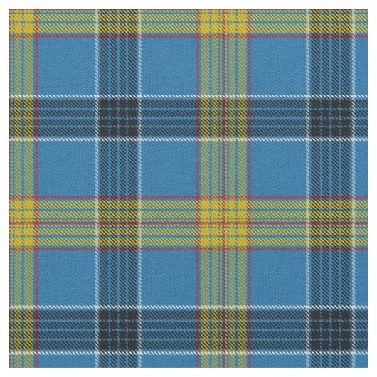 Laing Tartan Print Stof (Close Up)