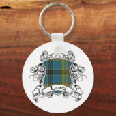 Laing Tartan Shield Sleutelhanger (Voorkant)