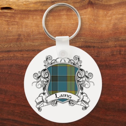Laing Tartan Shield Sleutelhanger (Voorkant)