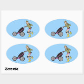 Lainie Oval Stickers (Vel)