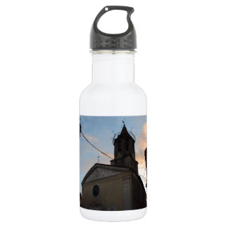 Laino Borgo Kerk Zonsondergang Waterfles