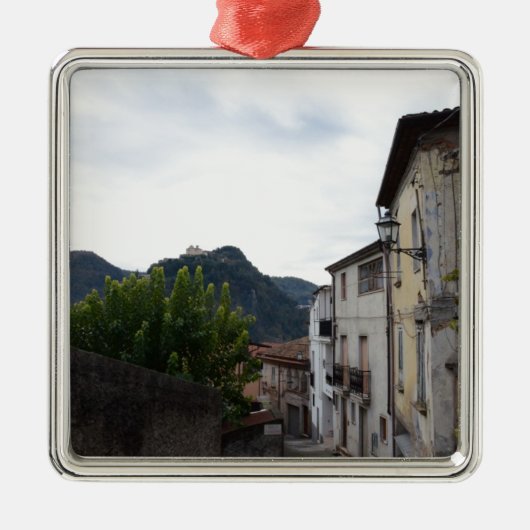Laino Borgo Metalen Ornament (Voorkant)