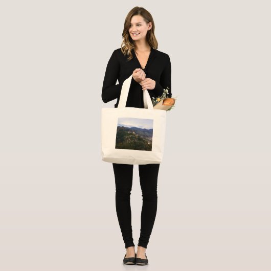 Laino Castello Calabria Grote Tote Bag (Voorkant (model))