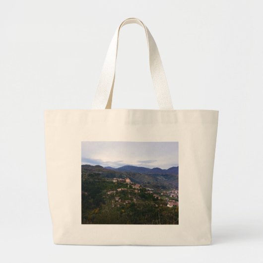 Laino Castello Calabria Grote Tote Bag (Voorkant)