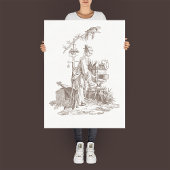 L'Air uit de serie De Vier Elementen Poster