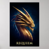 "Laira" Gold Dragon van Requiem Poster (Voorkant)