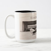 Laird LCW300, NC14803 Boston Airport Tweekleurige Koffiemok (Links)