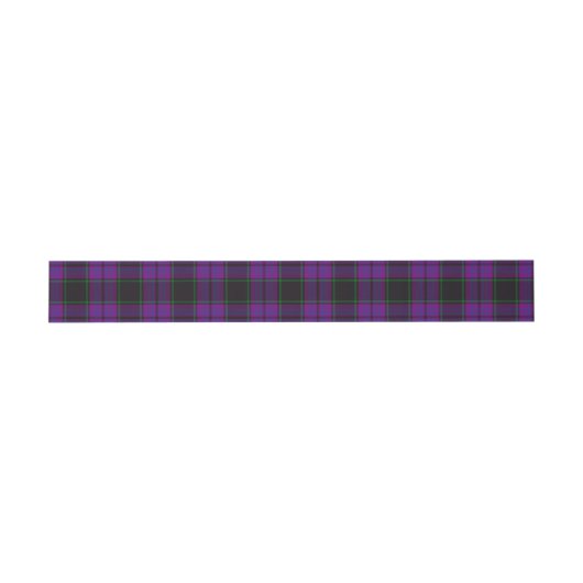 Laird Schotse Tartan Belly Band Uitnodigingen Wikkel (Vlak)