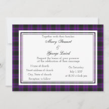 Laird Scottish Wedding Invitation