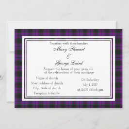 Laird Scottish Wedding Invitation Kaart