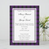Laird Scottish Wedding Invitation Kaart (Staand voorkant)