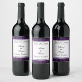 Laird Scottish Wedding Wine Label Wijn Etiket (Flessen)