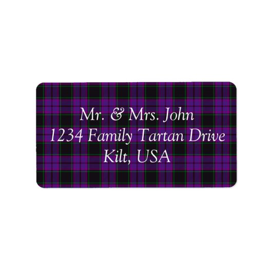 Laird Tartan Label (Voorkant)