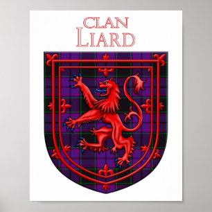 Laird Tartan Scottish Play Lion Rampant Poster