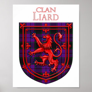 Laird Tartan Scottish Play Lion Rampant Poster