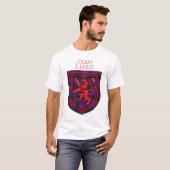 Laird Tartan Scottish Play Lion Rampant T-shirt (Voorkant volledig)