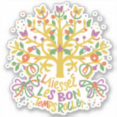 Laisser Les Bon Temps Rouler Mardi Gras 2024 Sticker (Voorkant)