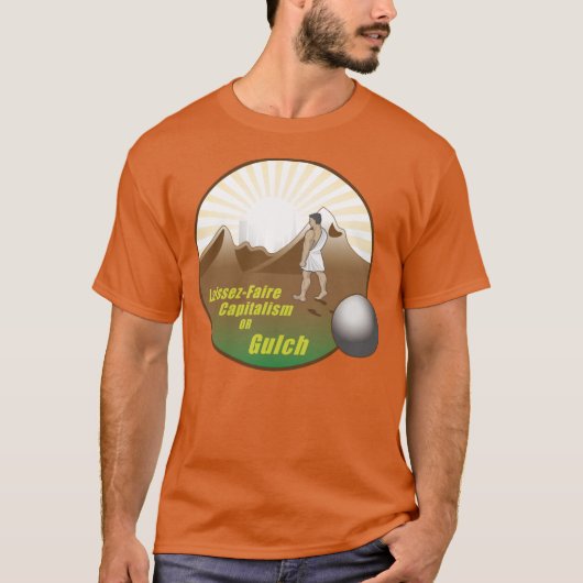 Laissez-faire-kapitalisme of -golf t-shirt (Voorkant)
