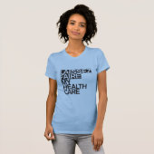 Laissez Faire my Healthcare light T-shirt (Voorkant volledig)