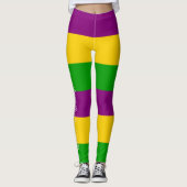 Laissez La Bon Ton Roulet Mardi Gras Leggings (Voorkant)