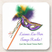 Laissez Les Bon Temps Rouler Bier Onderzetter (Voorkant)