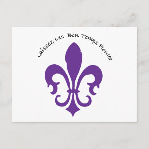 Laissez les bon temps rouler briefkaart