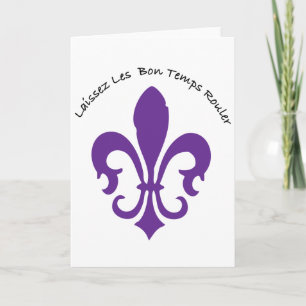 Laissez les bon temps rouler kaart