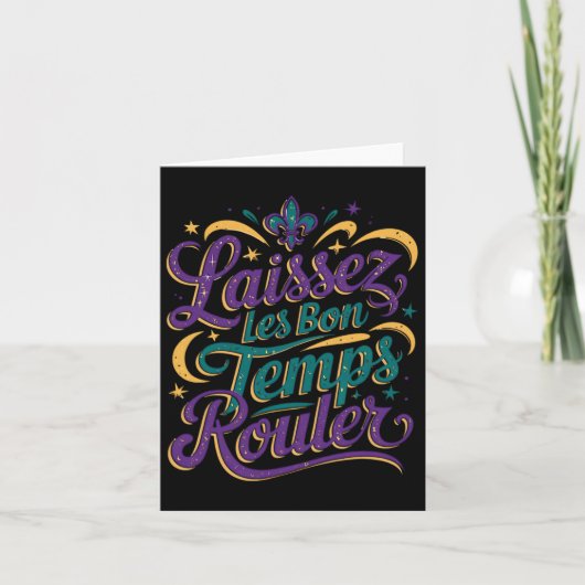 Laissez Les Bon Temps Rouler Kaart (Voorkant)