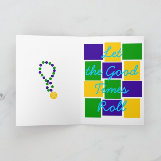 Laissez les Bon Temps Rouler Kaart (Binnen)