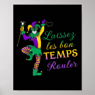 Laissez Les Bon Temps Rouler Mardi Gras 2024 Nieuw Poster