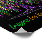 Laissez Les Bon Temps Rouler Mardi Gras Boomkralen Poster (Hoek)