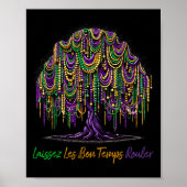 Laissez Les Bon Temps Rouler Mardi Gras Boomkralen Poster (Voorkant)