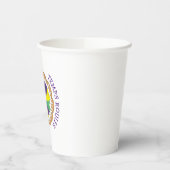 Laissez Les Bon Temps Rouler Mardi Gras King Cake Papieren Bekers (Links)