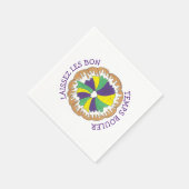 Laissez Les Bon Temps Rouler Mardi Gras King Cake Servet (Hoek)