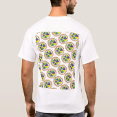 Laissez Les Bon Temps Rouler Mardi Gras King Cake T-shirt (Achterkant)